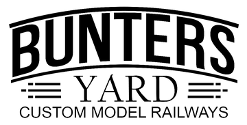 Bunter's Yard logo, representing a specialist in creating high-quality, bespoke furniture for miniature railways and enthusiasts.