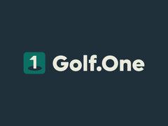 Golf.One logo, representing a business offering cutting-edge golf simulators and virtual golfing experiences for enthusiasts and professionals.