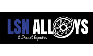 LSN Alloys logo, representing a company specialising in wheel refurbishment, caliper painting, diamond cut refurbishment, and smart repair services.