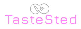 Tastested logo, representing a business offering high-quality home-cooked frozen meals and hosting occasional themed dining evenings.