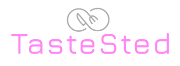 Tastested logo, representing a business offering high-quality home-cooked frozen meals and hosting occasional themed dining evenings.