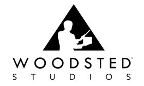 Woodsted Studios logo, representing a creative film production company offering services in 3D printing, casting, mould making, special effects painting, and custom-made props, costumes, and set pieces for the Film and Television industry.