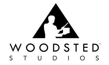 Woodsted Studios logo, representing a creative film production company offering services in 3D printing, casting, mould making, special effects painting, and custom-made props, costumes, and set pieces for the Film and Television industry.