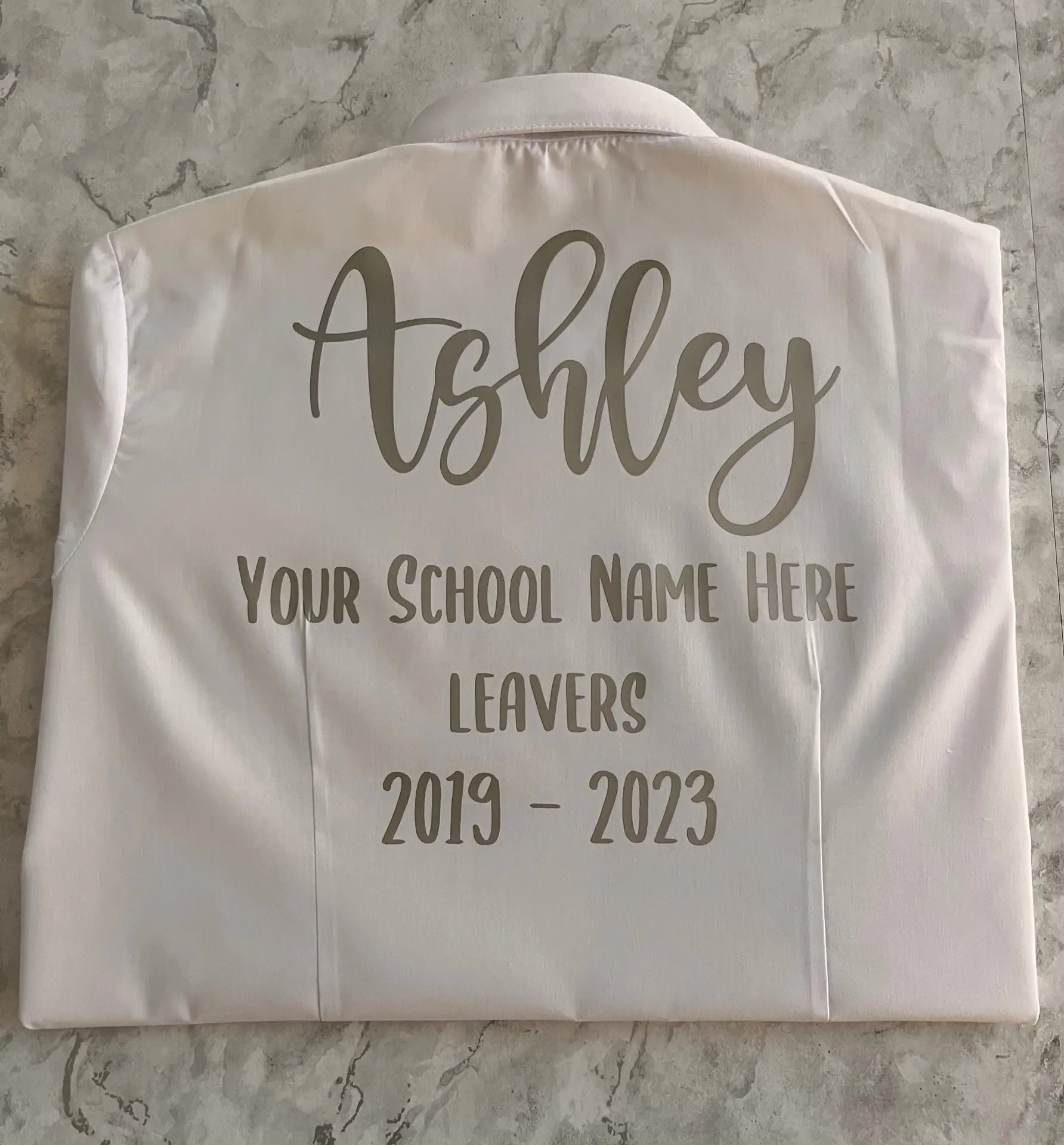 Personalised School Leavers Shirt - Ink Stitch Press