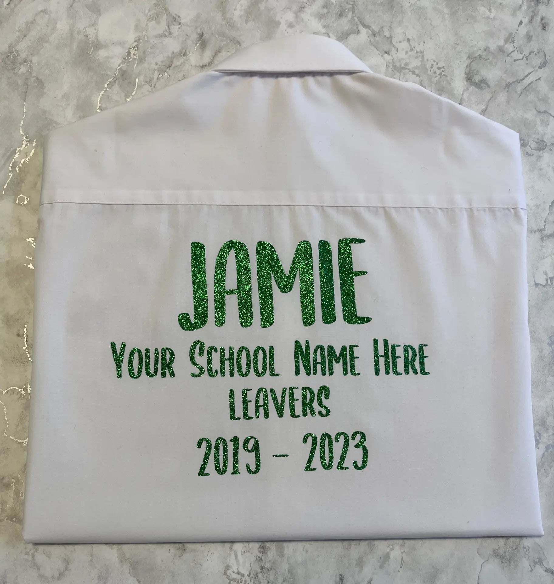 Personalised School Leavers Shirt - Ink Stitch Press