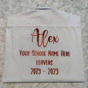 Personalised School Leavers Shirt - Ink Stitch Press