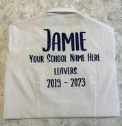 Personalised School Leavers Shirt - Ink Stitch Press