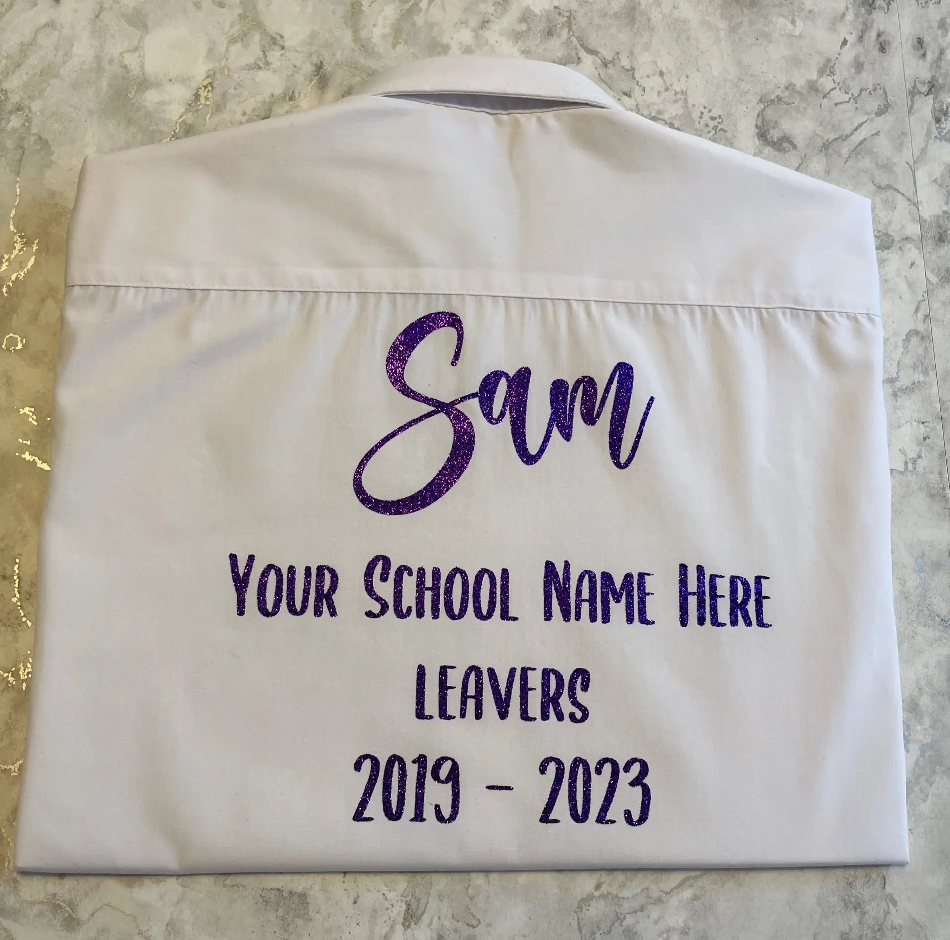 Personalised School Leavers Shirt - Ink Stitch Press