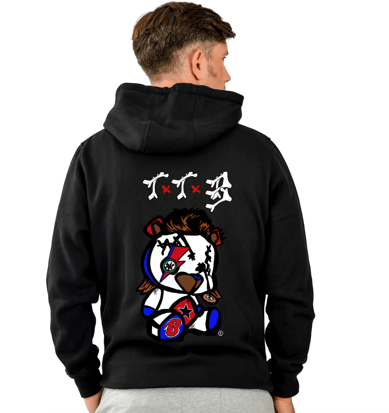 TTB - Bowie Bear - Premium Hoodie - Ink Stitch Press