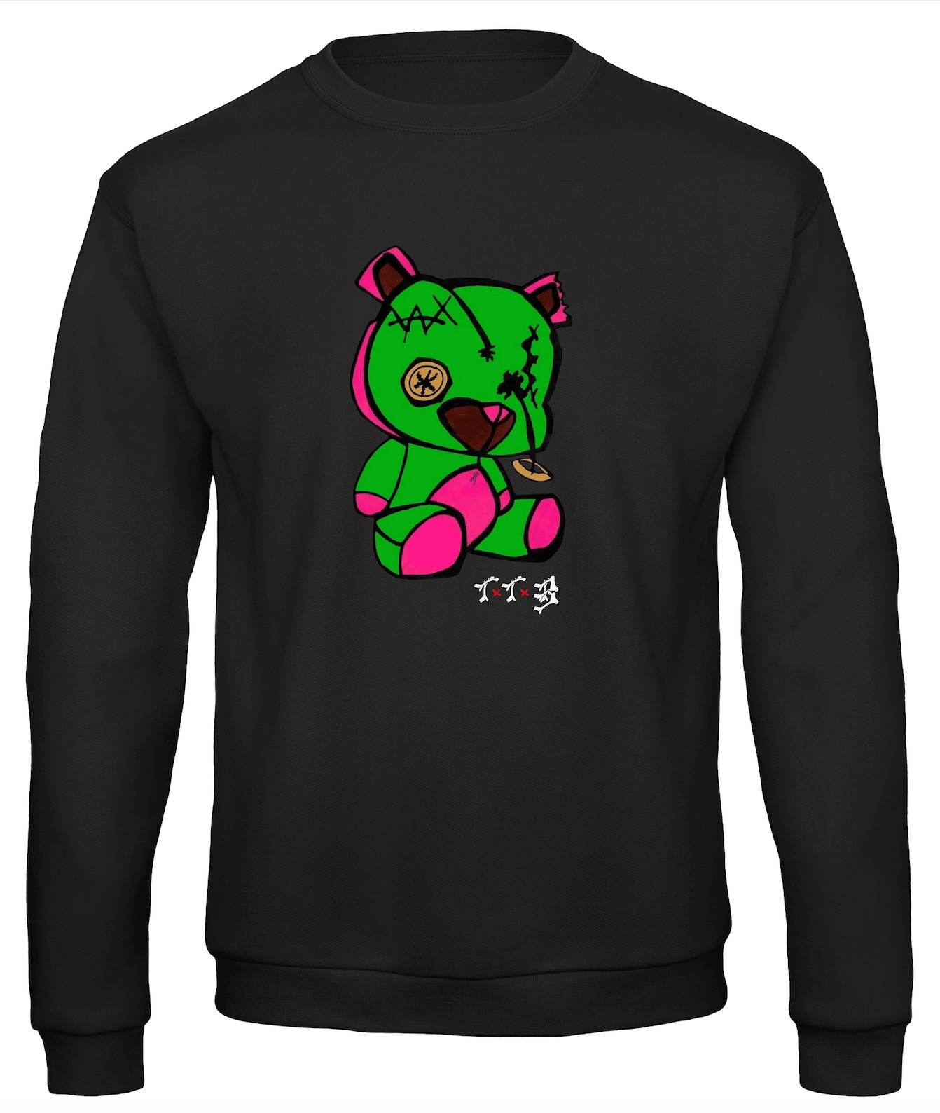 TTB - Green Bear - Basics Sweatshirt - Ink Stitch Press