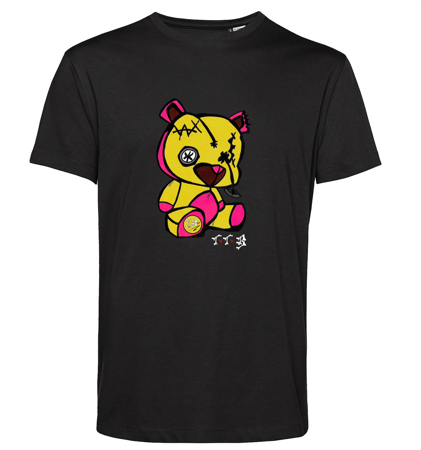 TTB - Yellow Bear - Adult Basics T-Shirt - Ink Stitch Press