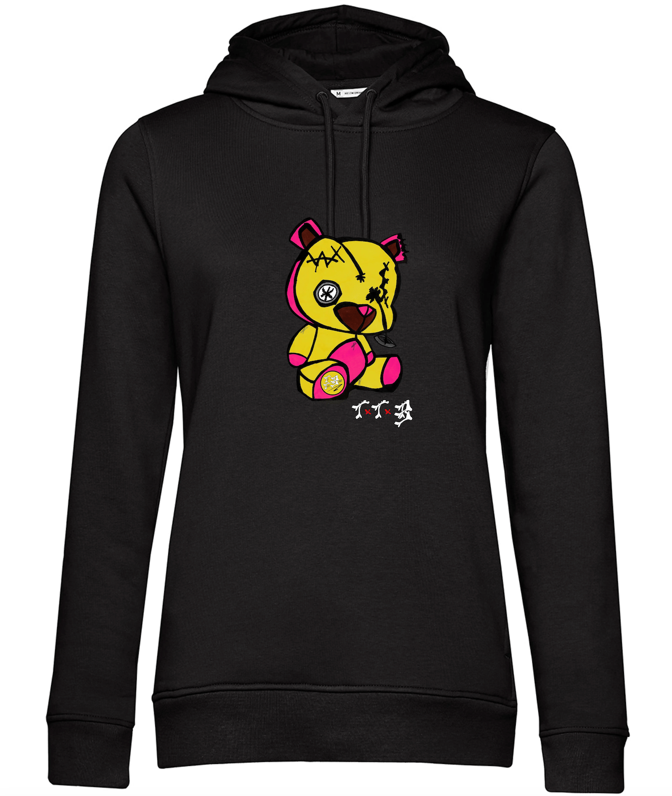 TTB - Yellow Bear - Ladies Basics Hoodie - Ink Stitch Press