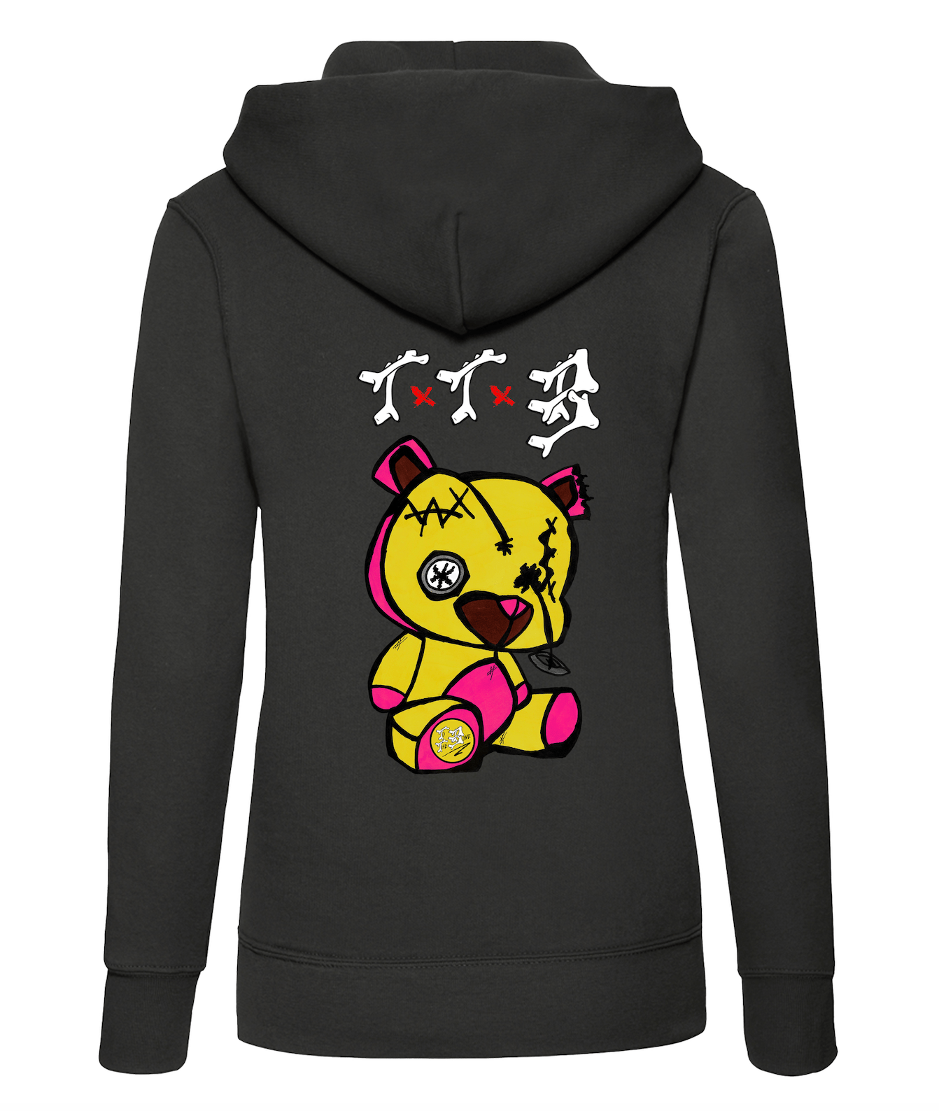 TTB - Yellow Bear - Ladies Premium Hoodie - Ink Stitch Press