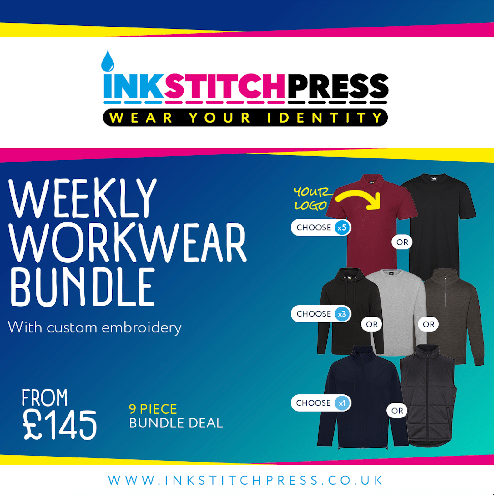 Weekly Workwear Bundle - Ink Stitch Press